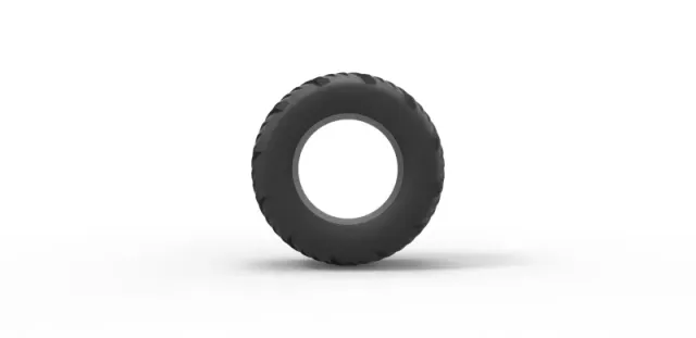 Diecast pulling tractor rear tire 4 Scale 1:25 — Фото 4 из 7