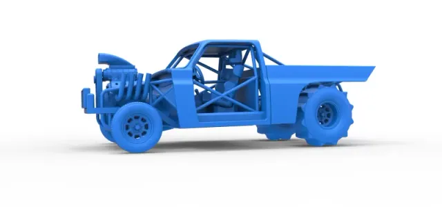 Diecast Dirt Dragster truck Scale 1:25 — Фото 13 из 31