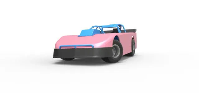 New Zealand Super Saloon race car while turning V2 Scale 1:25 — Фото 6 из 31