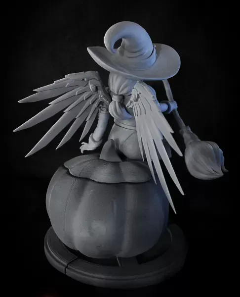 Witch Mercy Overwatch Mercy Figure Print Model 3D STL — Фото 2 из 4
