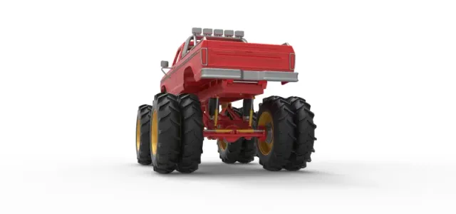 Vintage Monster Truck with double wheels Scale 1:25 — Фото 15 из 31