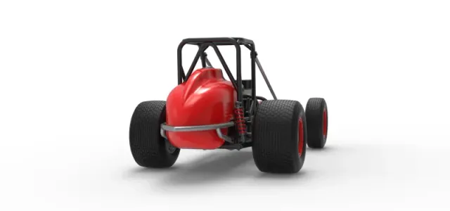 Dirt Silver Crown Champ car Base Scale 1:25 — Фото 19 из 30