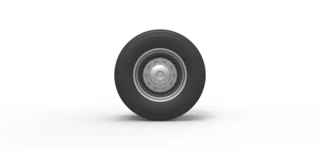Rear wheel of racing semi truck Version 2 Scale 1:25 — Фото 5 из 12