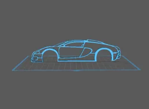 Bugatti - Veyron Wall Art