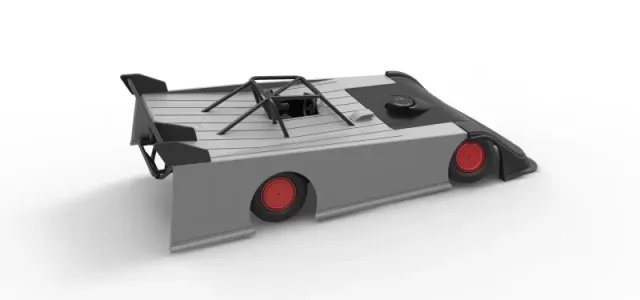 Super Dirt Late model while turning Version 2 Scale 1:25 — Фото 20 из 31