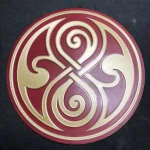 Dr Who Seal of Rassilon Wall Plaque