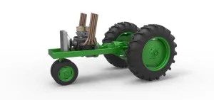 Vintage Small block Pulling tractor Base Version 4 Scale 1:25