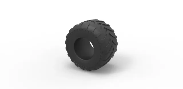 Diecast BKT Monster Jam tire Scale 1:25 — Фото 7 из 9