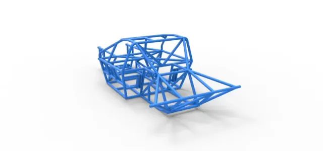 Frame of New Zealand Super Saloon race car Scale 1:25 — Image 10 of 17