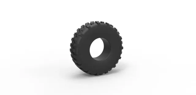 Diecast military truck tire 6 Scale 1 to 25 — Фото 9 из 9