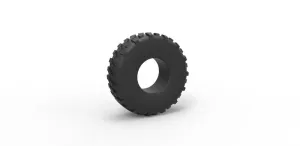 Diecast military truck tire 6 Scale 1 to 25