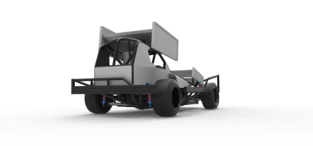 BriSCA Formula 1 Stock Car for Asphalt Scale 1:25 — Фото 19 из 31