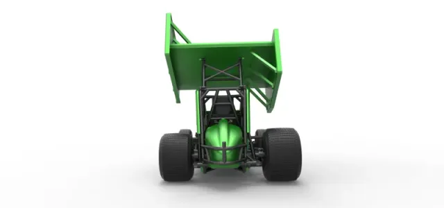 Diecast Winged Sprint car Scale 1:25 — Image 14 of 30