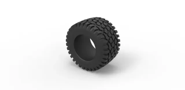 Diecast offroad tire 44 Scale 1:25 — Фото 7 из 8
