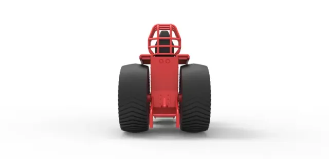 Fun short Pro Stock Pulling Tractor Version 1 Scale 1:25 — Фото 11 из 31