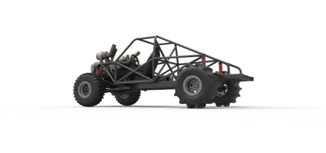 Uphill Sand Racing Dragster Base Version 3 Scale 1:25 — Фото 12 из 26