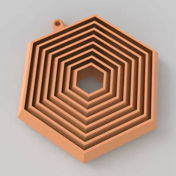 Hexagonal Key Chain Decoration — Фото 9 из 14