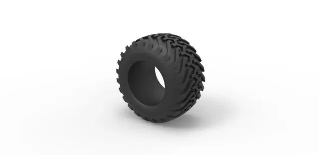 Diecast offroad tire 49 Scale 1:25 — Image 7 of 9