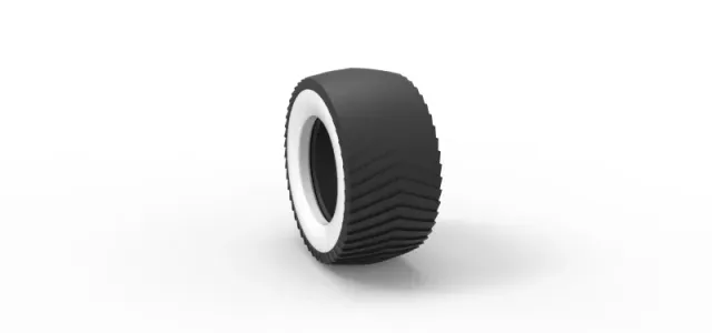 Diecast pulling tractor Whitewall rear tire 1 Scale 1:25 — Image 8 of 12
