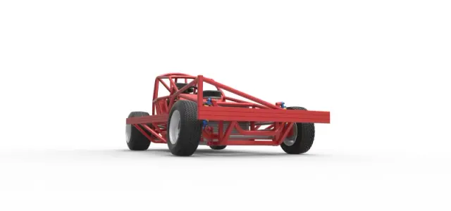 BriSCA Formula 1 Stock Car Base for Dirt Scale 1:25 — Фото 27 из 31