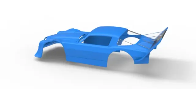 Shell of Vintage Dirt late model Race car Version 3 Scale 1:25 — Фото 11 из 19