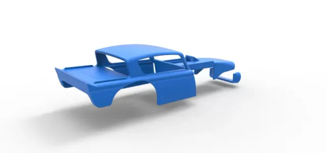 Shell of Vintage Asphalt Modified stock car V7 Scale 1:25 — Фото 14 из 21