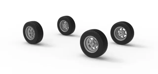 Wheel Set of Mod Lite Race car Scale 1:25 — Image 7 of 12
