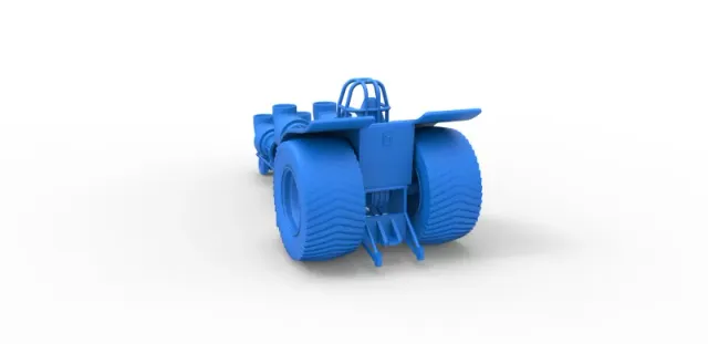 Diecast Pulling tractor with 4 jet engines Version 3 1:25 — Фото 21 из 31