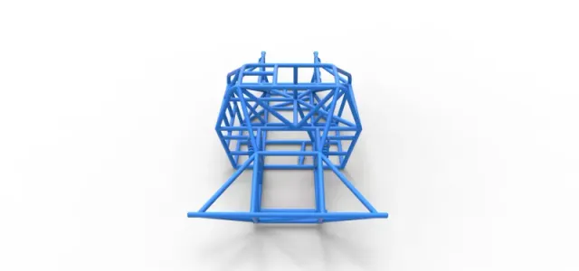 Frame of New Zealand Super Saloon race car Scale 1:25 — Image 12 of 17