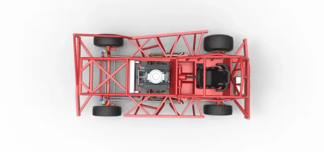 BriSCA Formula 1 Stock Car Base for Dirt Scale 1:25 — Фото 11 из 31
