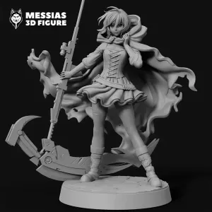 Ruby Rose Figure 3D Print Model