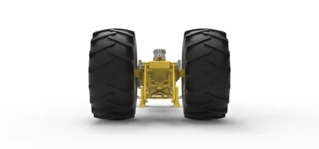 Vintage Pulling tractor Base Version 2 Scale 1:25 — Фото 16 из 24