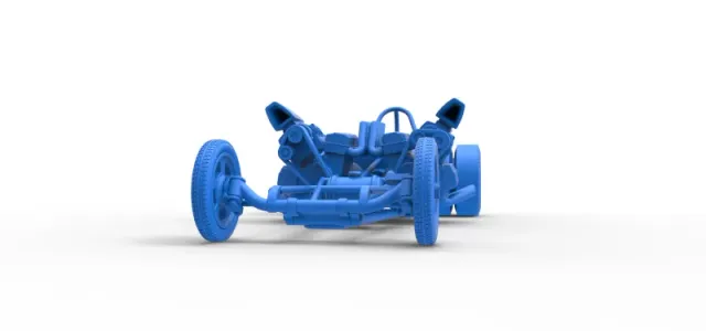 Diecast Front engine old school dragster with 2 V8 Scale 1:25 — Фото 15 из 30
