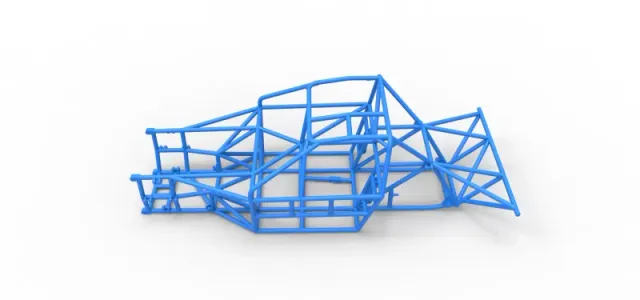 Frame of New Zealand Super Saloon race car Scale 1:25 — Image 7 of 17