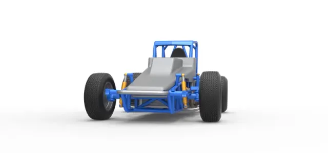 Vintage Sprint car Scale 1:25 — Фото 6 из 30