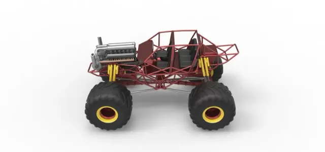Monster truck base Version 3 Scale 1:25 — Image 10 of 26