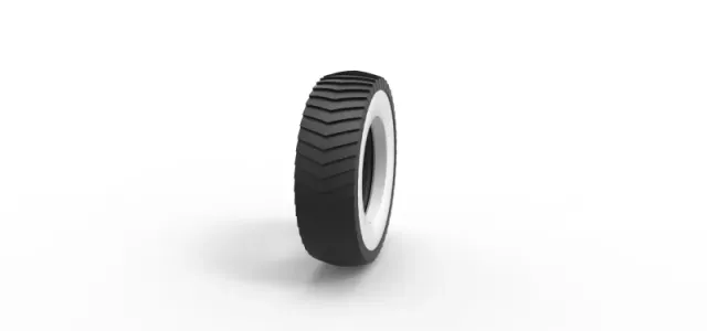 Diecast pulling tractor Whitewall rear tire 2 Scale 1:25 — Image 3 of 12