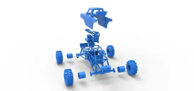 Mud dragster Version 4 Scale 1:25 — Фото 25 из 26