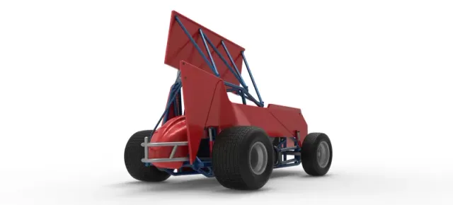 Winged Sprint car Version 2 Scale 1:25 — Фото 19 из 30