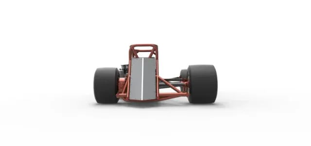 Supermodified front engine race car Base Version 3 Scale 1:25 — Image 16 of 31