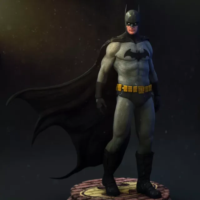 Batman Figurine File STL 3D Model DC — Image 6 of 6