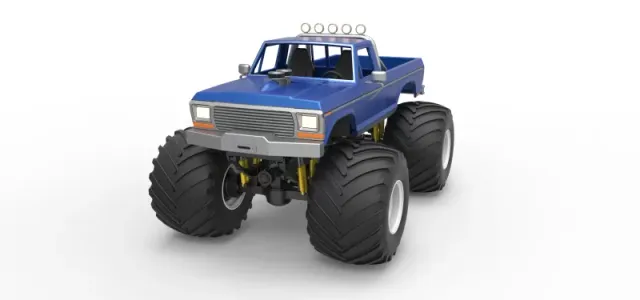 Diecast vintage Monster Truck Scale 1:25 — Фото 5 из 25