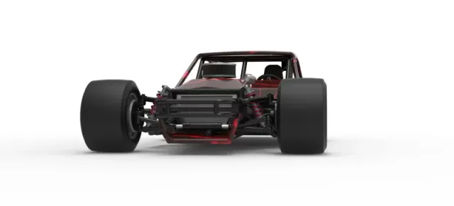 Vintage Asphalt Modified stock car V13 Scale 1:25 — Фото 6 из 30