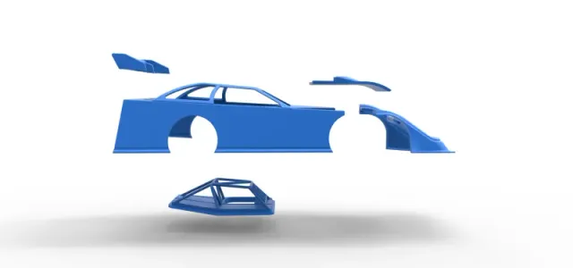 Shell of Super Dirt Late model Version 1 Scale 1:25 — Фото 28 из 30