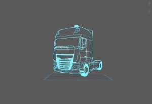 Truck - DAF Wall Art