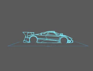 Pagani - Zonda revolution Wall Art