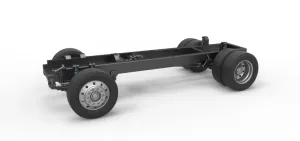 Chassis of Big Rig Racing Semi truck Scale 1:25