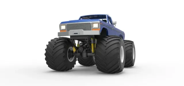 Diecast vintage Monster Truck Scale 1:25 — Фото 6 из 25