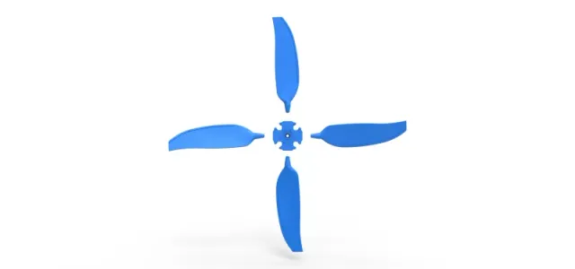 4 Blade Propeller of Drag racing Airboat Scale 1:25 — Image 7 of 9