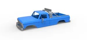 Shell of Vintage Monster Truck Version 5 Scale 1:25